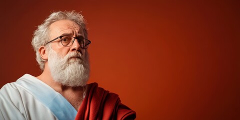 man dressed as hippocrates 