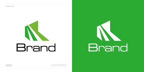 Letter R with dynamic upward flow for growth, Abstract symbol initial R sign with geometric ascending movement concept usable for financial and brand identity business
