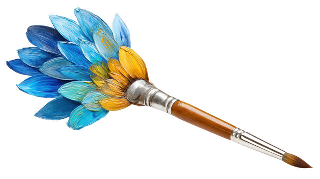 A brushstroke design blooms in vibrant shades perfect for rebg 910.