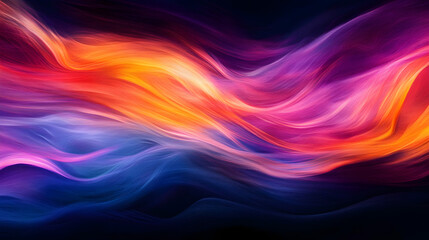 Obraz premium A dynamic digital artwork with colorful abstract textures to represent the vibrant, ever-changing nature of technology and digital innovation.