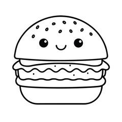 burger cartoon character