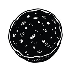 black and white cookie