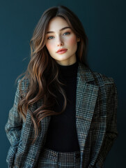 High-definition portrait of stylish woman in contemporary fashion – Fashion Photography