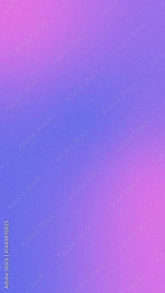 Aufkleber abstract pink blue noise gradient background loop video, grainy texture vertical background perfect 