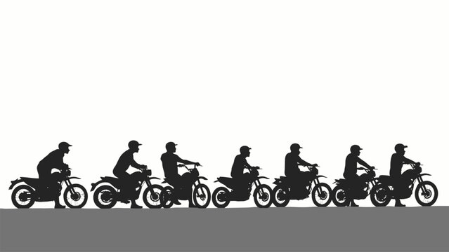 family on bikes