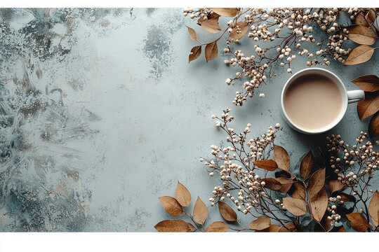Artistic Flat Lay Arrange a few simple objects suc