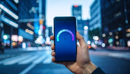 Mobile Internet Speed Test Checking Your Connection in the City