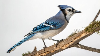Obraz premium Blue Jay on studio background 