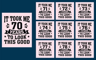 It took me 70 years to look this good