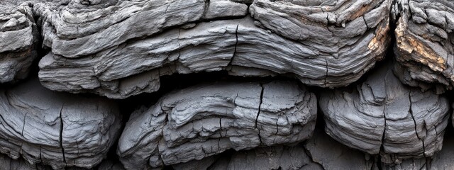 Volcanic Rock Formation Texture
