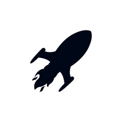 rocket space ship space vector symbol sign illustration success icon emoji