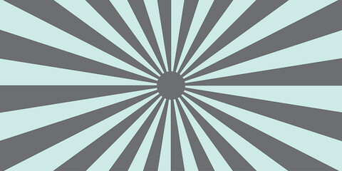 Abstract background with Classic vintage sun rays swirling pattern background . Vintage beam sunburst with Spiral radial striped backdrop desig. olive and sky blue sunshine pattern vector 