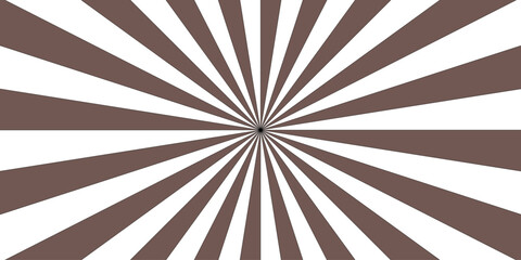 Abstract background with Classic vintage sun rays swirling pattern background . Vintage beam sunburst with Spiral radial striped backdrop desig. coffee and white sunshine pattern vector 