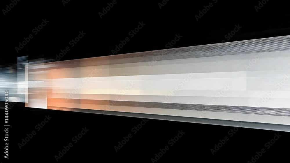 Poster abstract light trails with motion blur on dark background for creative concepts