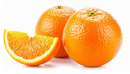 orange isolated on white background