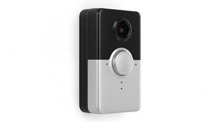 Obraz premium Smart Doorbell on White