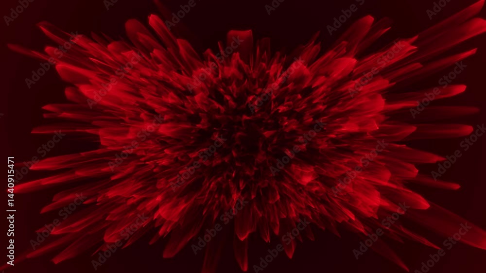 Poster futuristic point wave of particles. visualization of sound waves. dark background. technology or sci