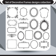 Ornamental Frame and Silhouette Label Collection
