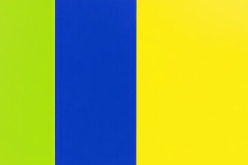 Fototapeta premium Three-color vertical stripes of vibrant shades