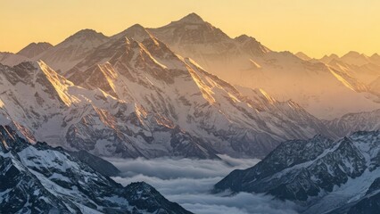 aesthetic nature, 4k nature wallpaper 4k, wallpaper nature images, nature background images | Golden Sunrise over Himalayas – 16:9 Ultra HD Nature Wallpaper for PC & Laptop
