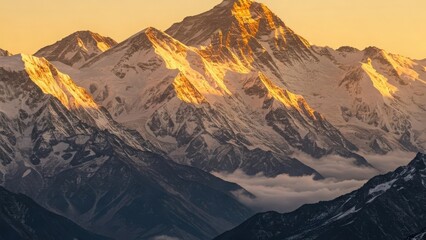aesthetic nature, 4k nature wallpaper 4k, wallpaper nature images, nature background images | Golden Sunrise over Himalayas – 16:9 Ultra HD Nature Wallpaper for PC & Laptop
