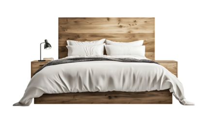 double bed with pillows