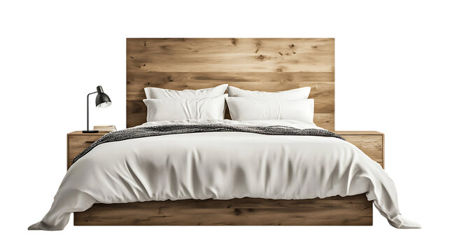 double bed with pillows