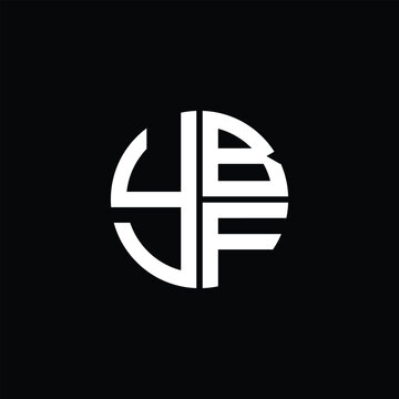 YBF logo YBF icon YBF vector YBF monogram YBF letter YBF minimalist YBF triangle YBF flat Unique modern flat abstract logo design.