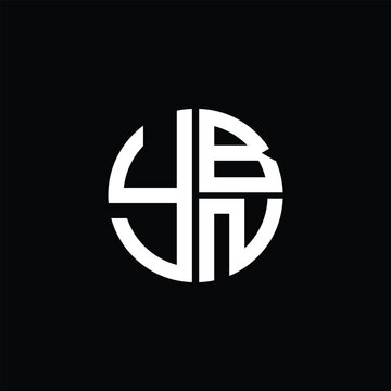 YBN logo YBN icon YBN vector YBN monogram YBN letter YBN minimalist YBN triangle YBN flat Unique modern flat abstract logo design.
