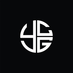 YCG logo YCG icon YCG vector YCG monogram YCG letter YCG minimalist YCG triangle YCG flat Unique modern flat abstract logo design.