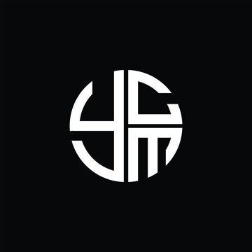 YCM logo YCM icon YCM vector YCM monogram YCM letter YCM minimalist YCM triangle YCM flat Unique modern flat abstract logo design.