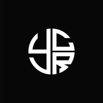 YCR logo YCR icon YCR vector YCR monogram YCR letter YCR minimalist YCR triangle YCR flat Unique modern flat abstract logo design.