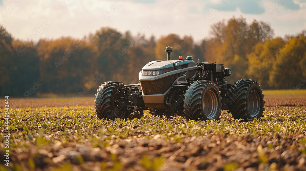 Poster an agricultural technology robot envisions agriculture being revolutionized by technology advancemen