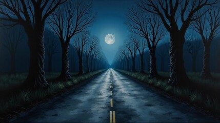 Midnight Whispers: The Enigmatic Lonely Road