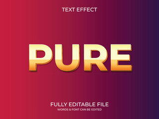 Text effect 3d style