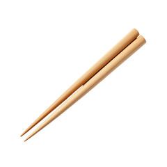 Elegant wooden chopsticks for dining.