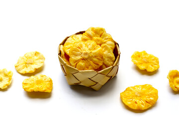Sweet pineapple snack, Dried pineapples slices