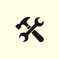 Repair tools icon. Tool icon vector, setting icon vector.