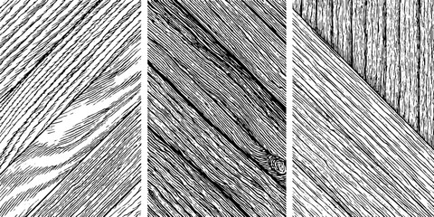 Engraved leather texture set for design and printing projects