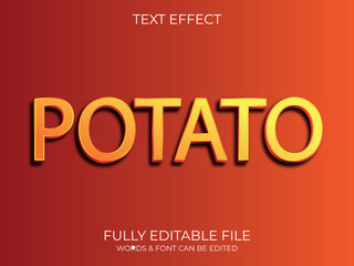 Text effect 3d style