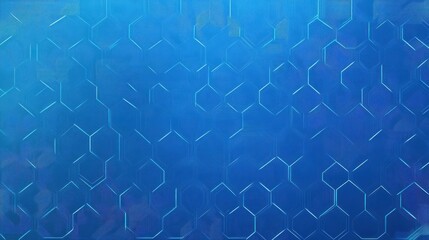 Blue tech background featuring circuit lines and hexagons, vector design for business, technology, or science themes.