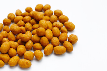Coconut cream coated peanuts snack