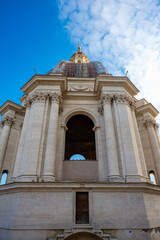 The Papal Basilica of Saint Peter in the Vatican, or simply Saint Peter's Basilica, is a church of the Italian High Renaissance located in Vatican City, an independent microstate enclaved within the 