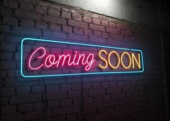 Obraz premium Neon sign displaying the words 