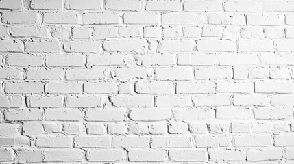 White plastering and painting brick wall white background