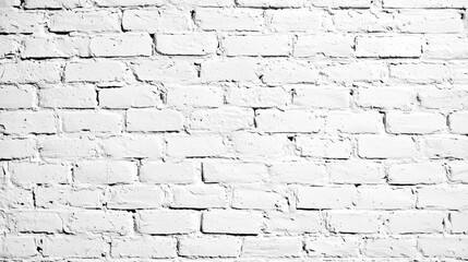 White plastering and painting brick wall white background