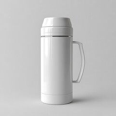 White Thermos with Studio Shot. (3)