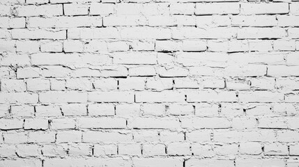 White plastering and painting brick wall white background