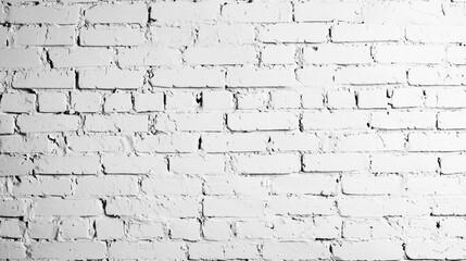 Fototapeta premium White plastering and painting brick wall white background