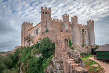 Τhe medieval castle of Óbidos and the Palace of the Alcaide, one of the seven wonders of Portugal. © Apostolis Giontzis